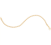 Diamonique Goldclad Sterling Silver Caged Tennis Bracet, 7-1/4"